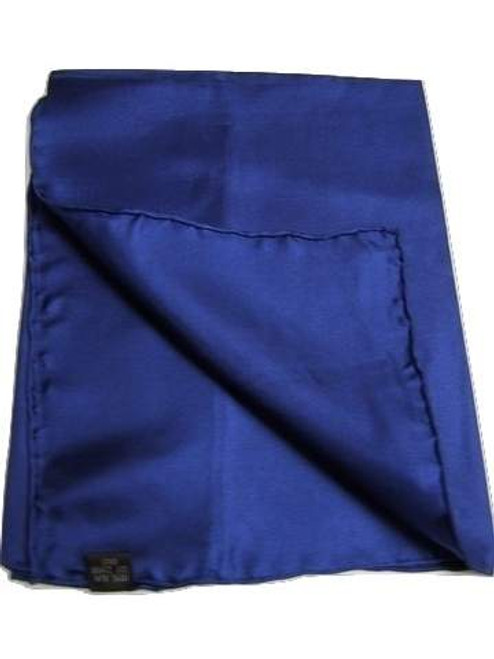 Dark Blue Silk Handkerchief