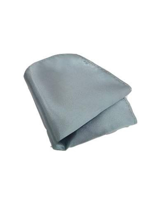 Silver grey pocket square