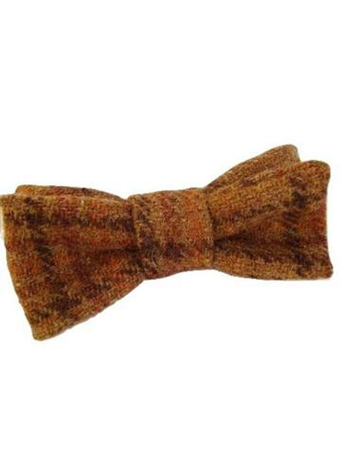Ginger tweed bow tie