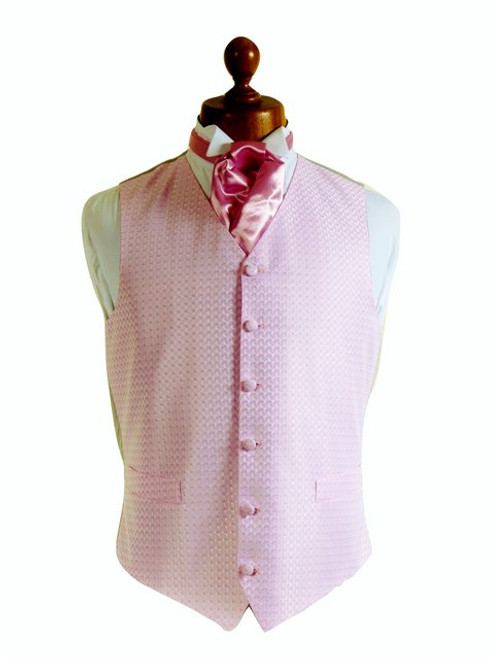 Pink wedding waistcoat