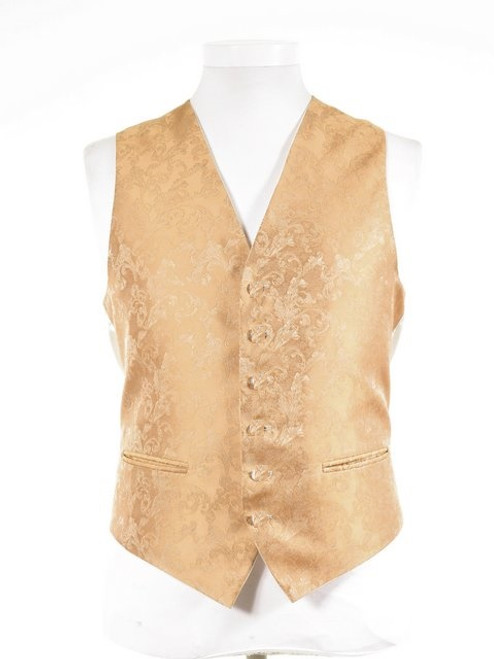 Gold Brocade Wedding Waistcoat All Sizes Tweedmans