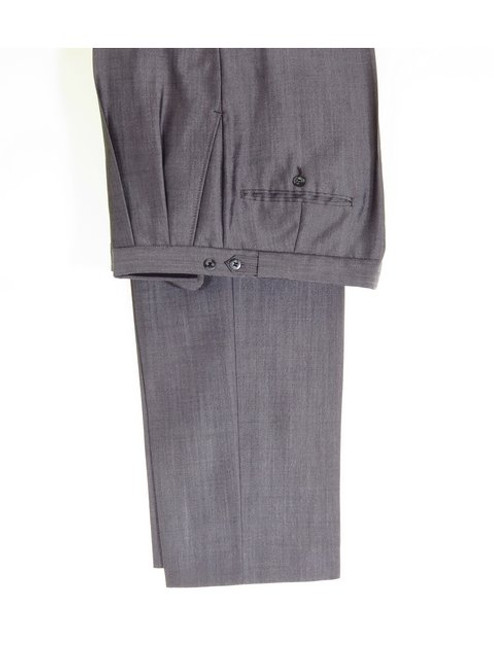 Silver grey wedding suit trousers