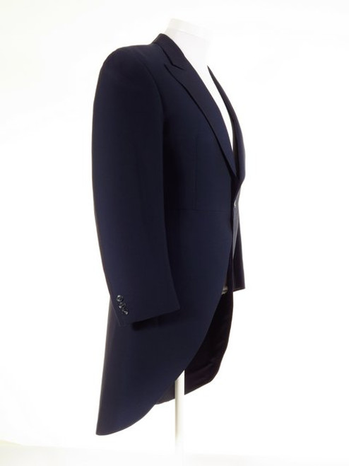Navy Tailcoat Wedding Morning Suit Tails Jacket Mohair Tonic Ex-Hire ...