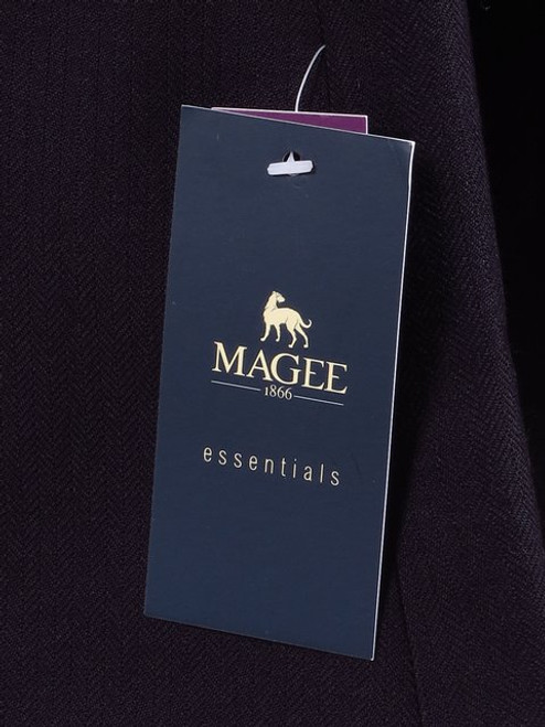 Magee Smart Navy Blue Suit Jacket Herringbone Wool NEW RRP £260 - Tweedmans