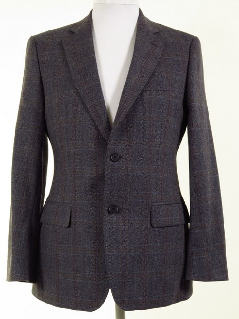 Magee Wool Blazer Herringbone Check