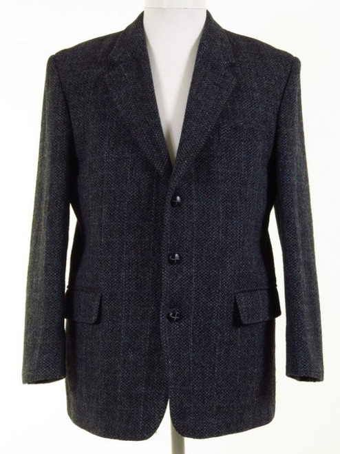 Blue Harris Tweed Jacket 42S - Tweedmans