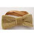 Corduroy bow tie light tan brown