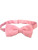 Plain pink bow tie