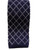 Navy white wool knitted tie