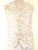 Ivory BrownGold Scroll Wedding Waistcoat Formal Dress Ex Hire
