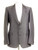 Silver grey mens wedding suit jacket