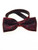 Wine black bow tie