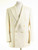 Ex Hire Ivory White Tuxedo Dinner Jacket Double Breasted