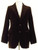 Dark Brown Vintage Velvet Jacket Slim Fit