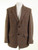 Brown Harris Tweed Jacket Check Pattern