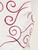Wedding Waistcoat Ivory Wine Red Scoll Ex Hire