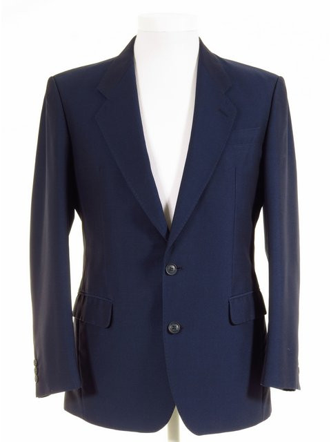 Blue Mohair Tonic Men's Lounge Suit Jacket Ex-Hire - Tweedmans
