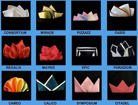 how to fold a pocket square for black tie event