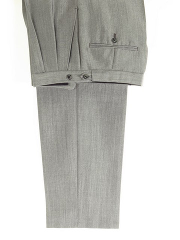 Silver Grey Morning Suit Wedding Trousers Mohair Tonic Ex-Hire - Tweedmans