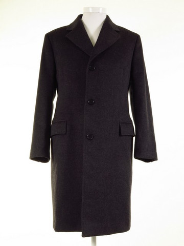 Classic Overcoat Wool Cashmere Made In Italy L / 42R - Tweedmans