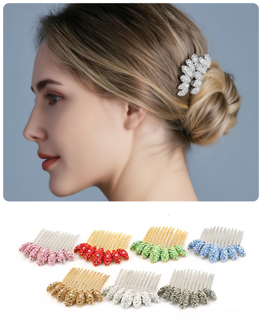 Crystal Leaf Royale Comb display picture 1