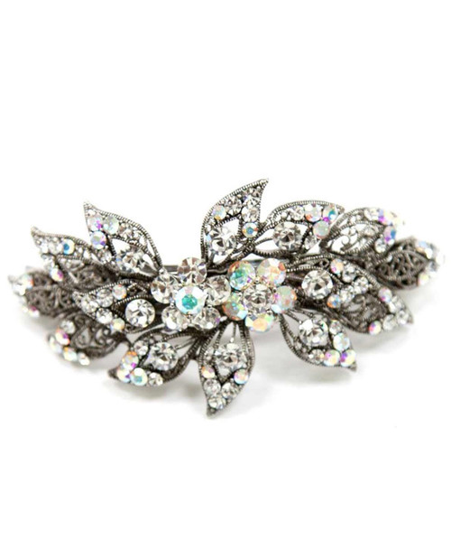 Large Crystal Bouquet Flower Barrette