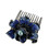 Éclat Blossom Crystal Hair Comb: crystal flower comb with a round bead centre on white