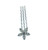 CRYSTAL FLOWER MINI COMB CRYSTAL FLOWER MINI COMB