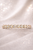 Éclat Classic Crystal Barrette, amber/champagne