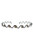 WAVY WIRE HEADBAND WITH CRYSTAL FLOWERS