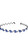 WAVY WIRE HEADBAND WITH CRYSTAL FLOWERS
