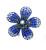 Ombré Crystal Flower Stick