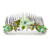 Ophelia Crystal Flower Hair Comb