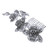 Dangling Flower Crystal Comb