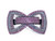 Celeste Bow Crystal Barrette: bow barrette in lilac and purple stones