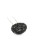 Lumière Oval Crystal Hair Stick, black