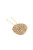 Lumière Oval Crystal Hair Stick, amber
