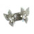 PAIR OF SWAROVSKI CRYSTAL BUTTERFLY HAIR COMBS