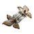 PAIR OF SWAROVSKI CRYSTAL BUTTERFLY HAIR COMBS