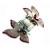PAIR OF SWAROVSKI CRYSTAL BUTTERFLY HAIR COMBS