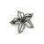 CRYSTAL STARFISH FLOWER BARRETTE