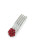 Crystal Halo Mini Hair Comb in red