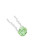 Crystal Dot Mini Hair Stick in light green