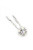 Crystal Dot Mini Hair Stick in iridescent clear