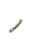 Éclat Classic Mini Crystal Barrette close-up: back of a gold-tone barrette showing the metal clasp on white