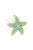 Lumière Starfish Crystal Hair Stick in light green