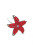 Lumière Starfish Crystal Hair Stick in red