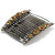 PAIR OF HAIR COMBS WITH LARGE CRYSTAL JEWEL