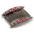 PAIR OF HAIR COMBS WITH LARGE CRYSTAL JEWEL