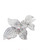 Éclat Fleur Crystal Hair Clip, clear with iridescent stones